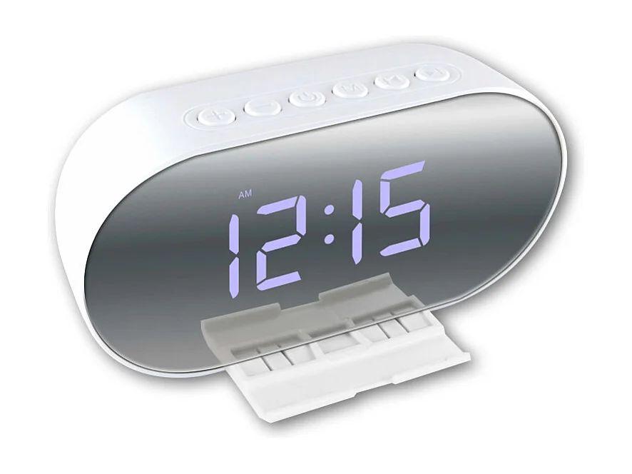 Radio-réveil HP Bluetooth design Blanc