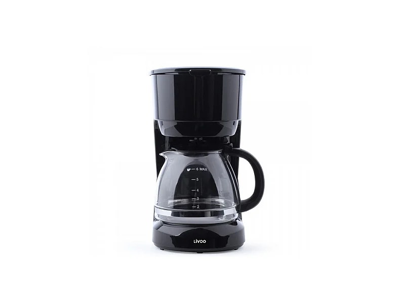 Cafetière électrique noire 6 tasses