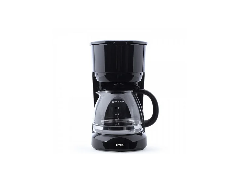 Cafetière électrique noire 6 tasses