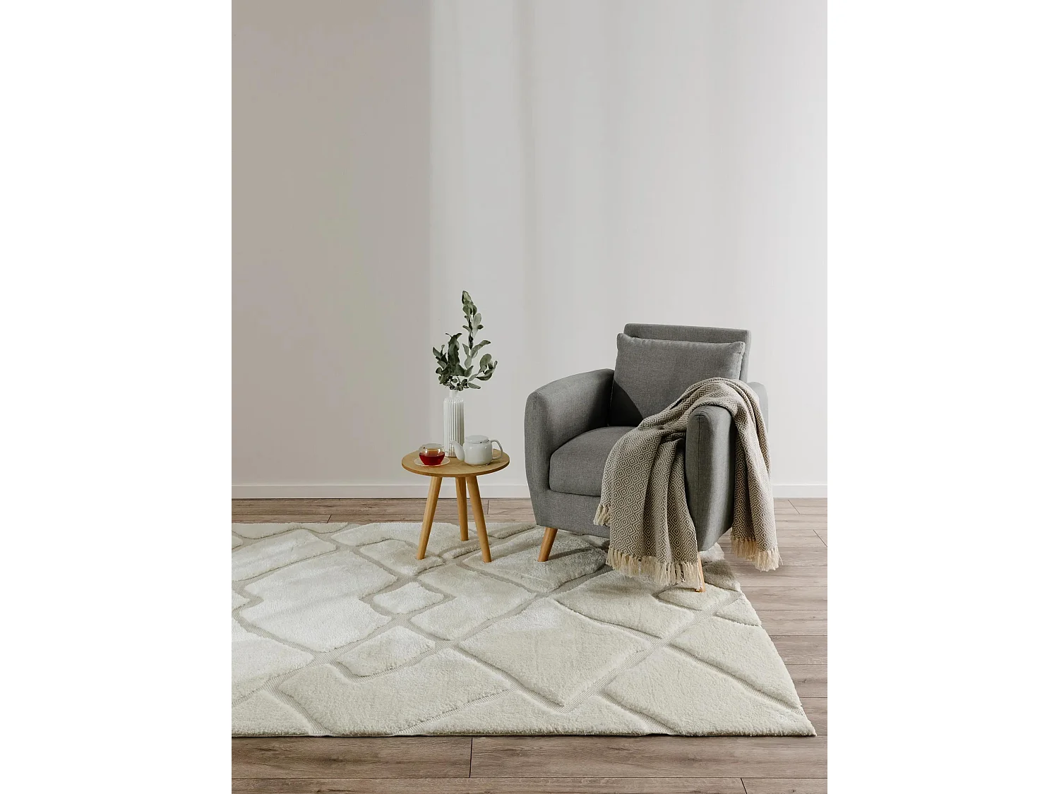 Tapis Elvy Crème 120x170 cm
