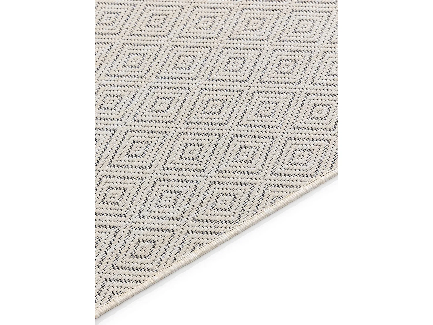 Tapis d'extérieur & intérieur Lou Blanc 80x300 cm