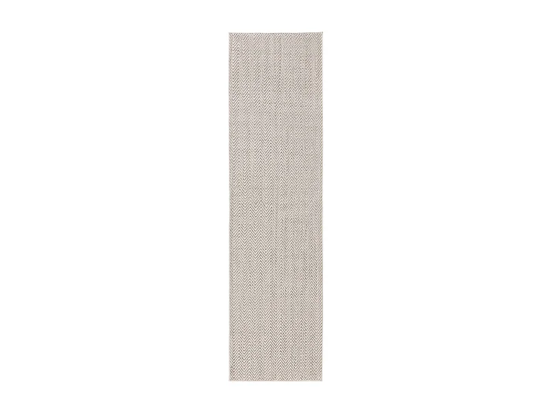 Tapis d'extérieur & intérieur Kaleo Crème/Gris 70x200 cm