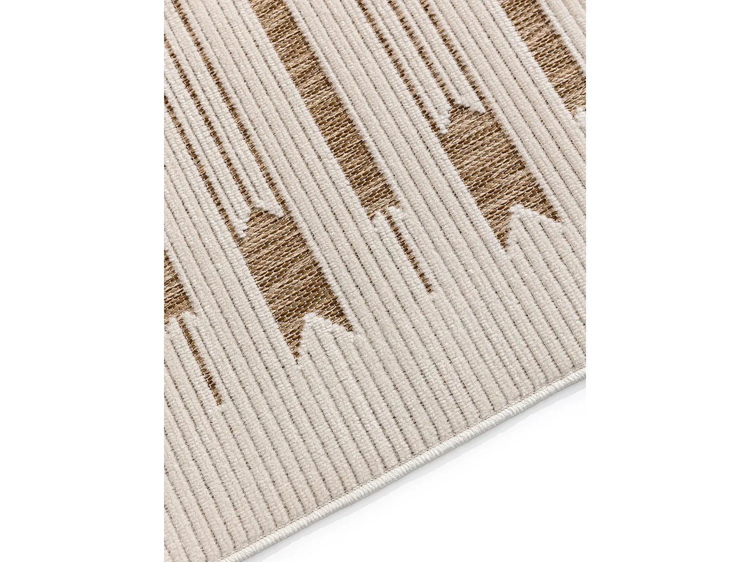 Tapis d'extérieur & intérieur Kaleo Crème/Beige 70x200 cm