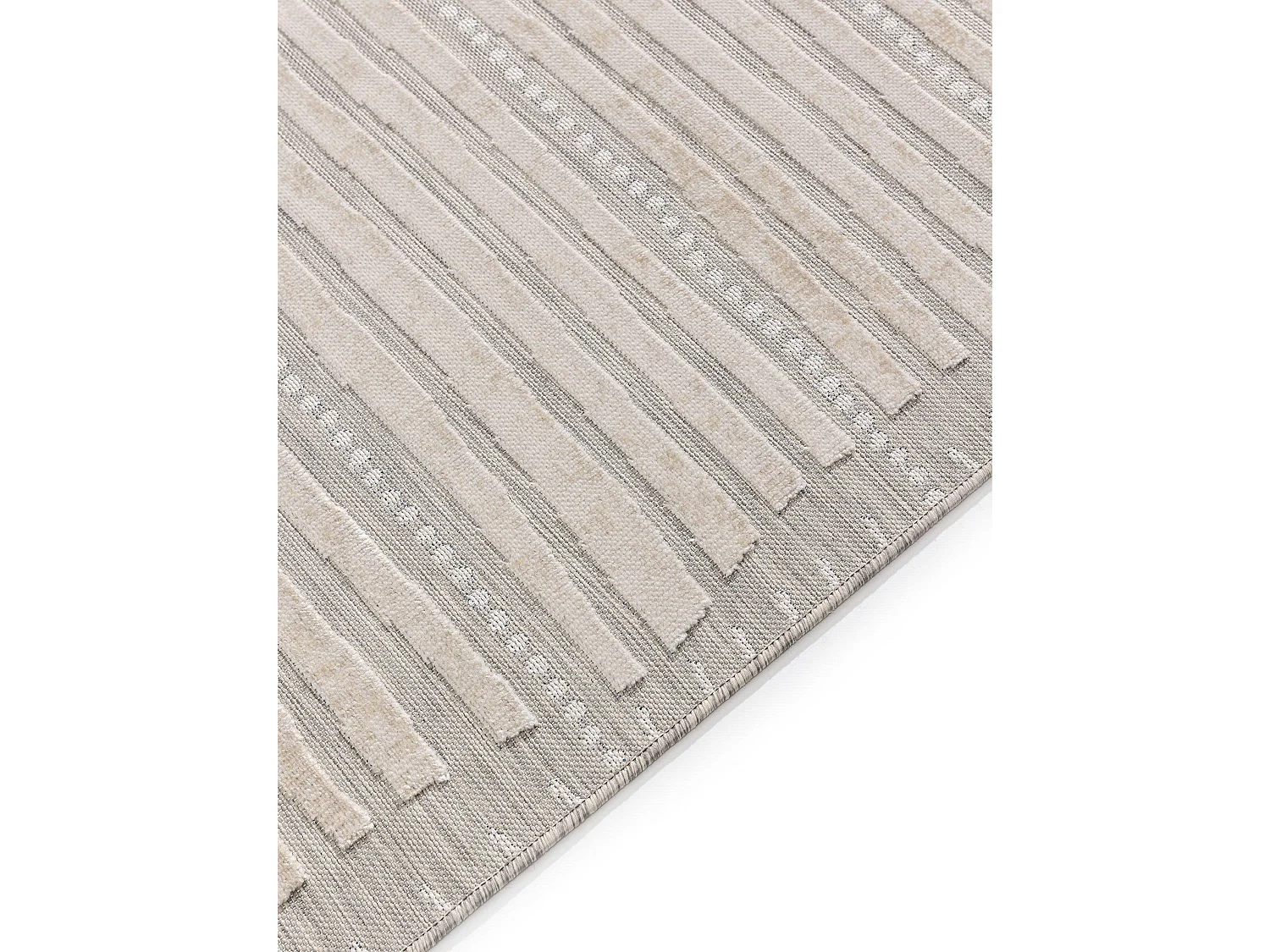 Tapis d'extérieur & intérieur Flora Beige 80x300 cm