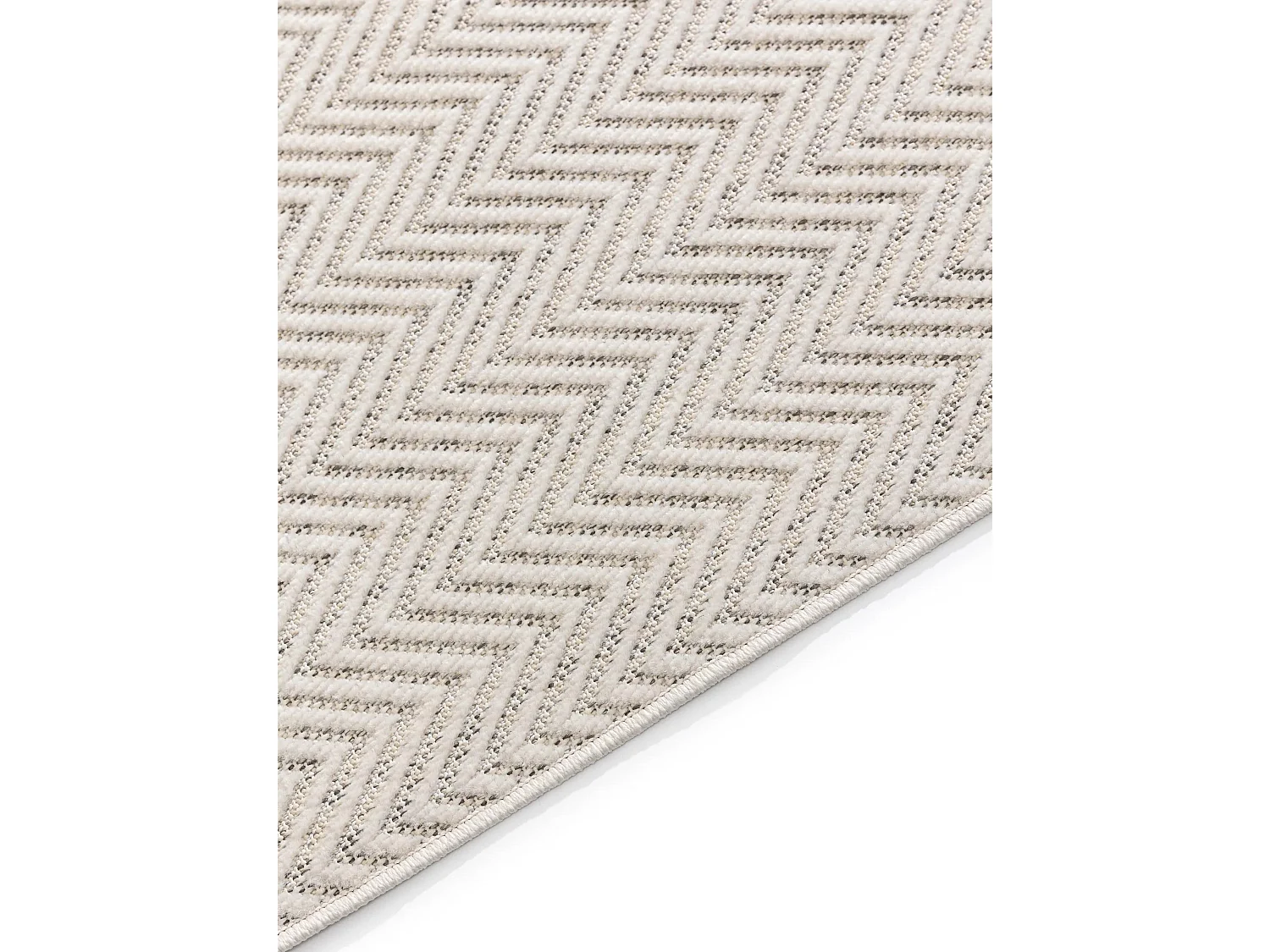 Tapis d'extérieur & intérieur Kaleo Crème/Gris 140x200 cm