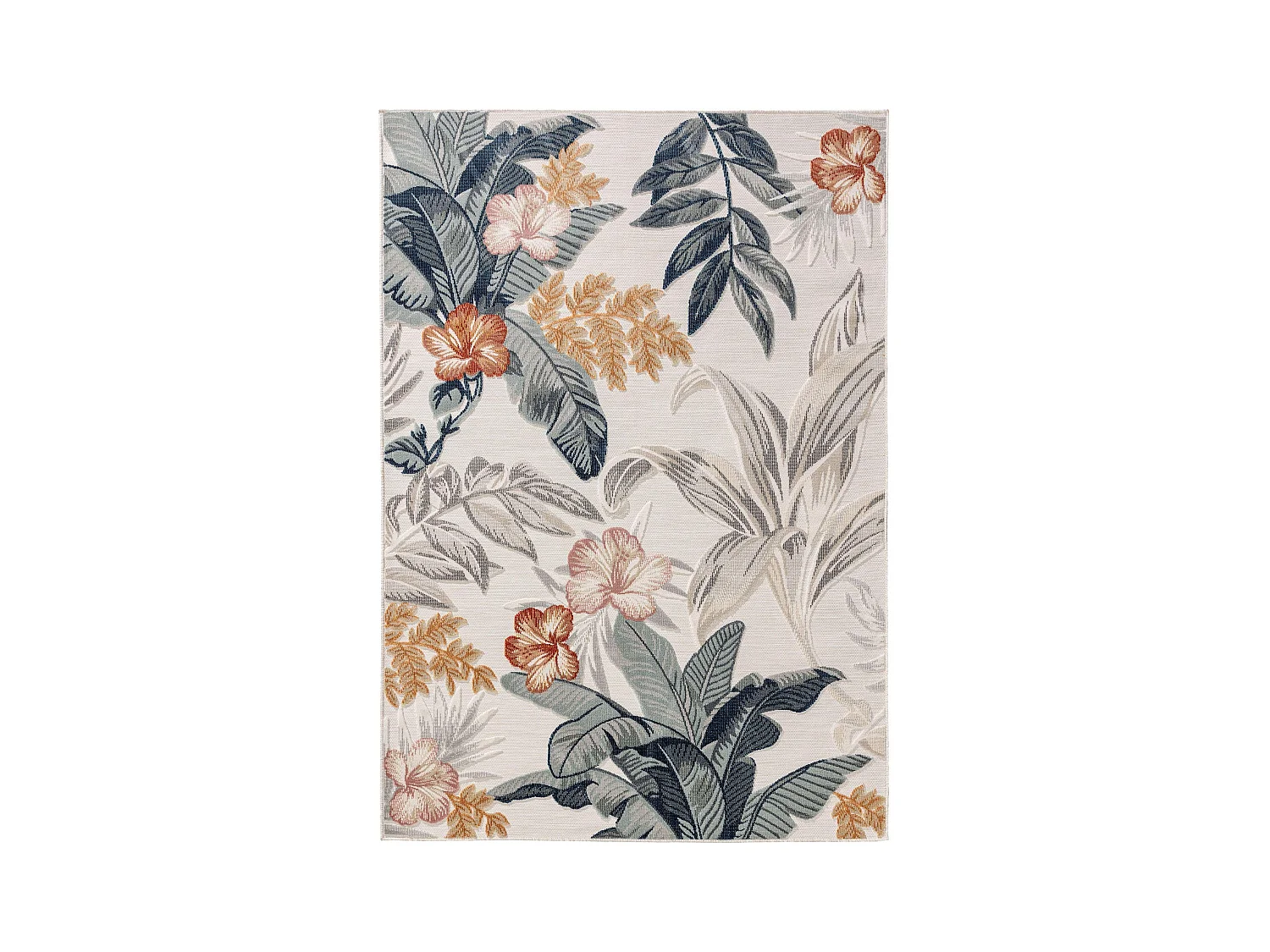 Tapis d'extérieur & intérieur Flora Multicouleur 200x300 cm