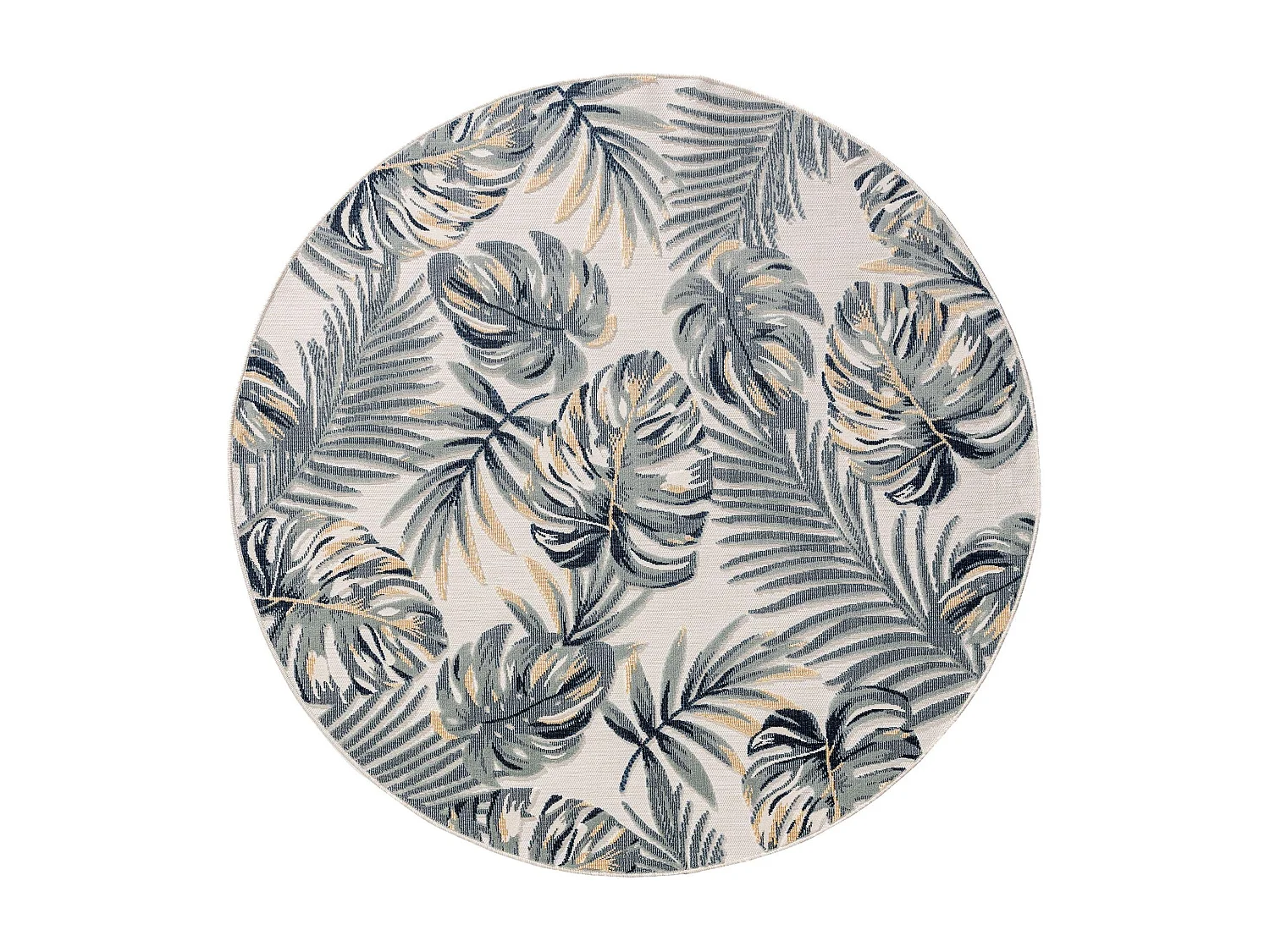 Tapis d'extérieur & intérieur Flora Multicouleur ø 200 cm rond