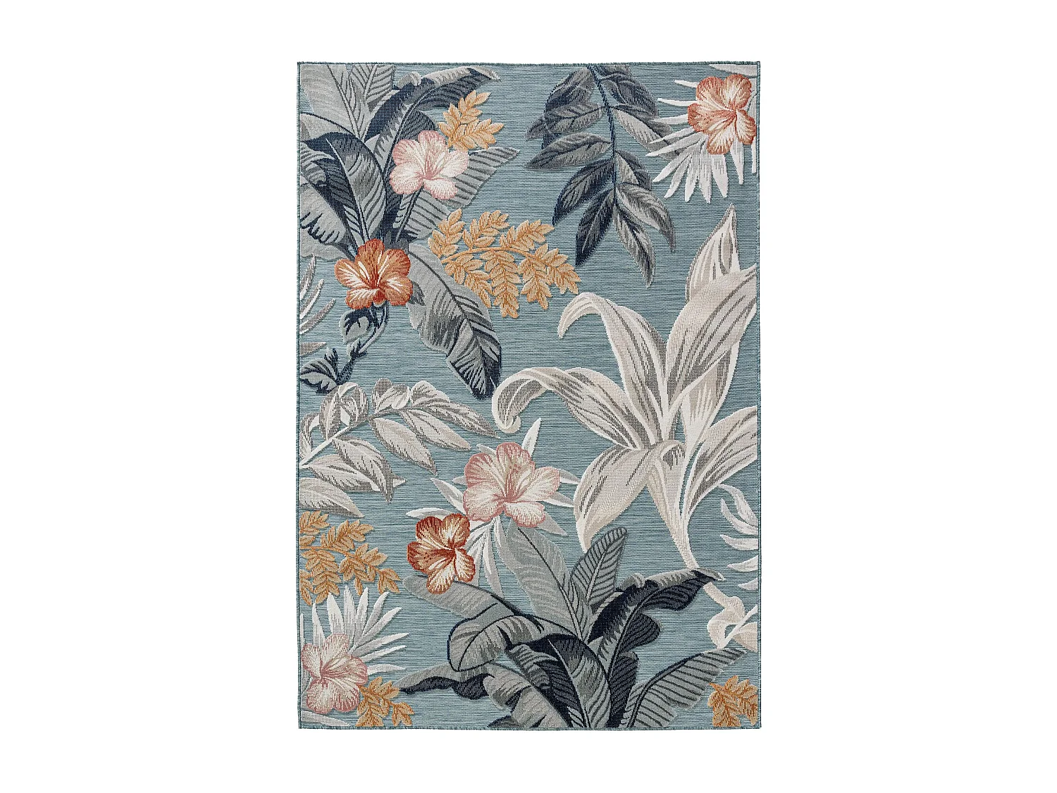 Tapis d'extérieur & intérieur Flora Multicouleur 200x300 cm