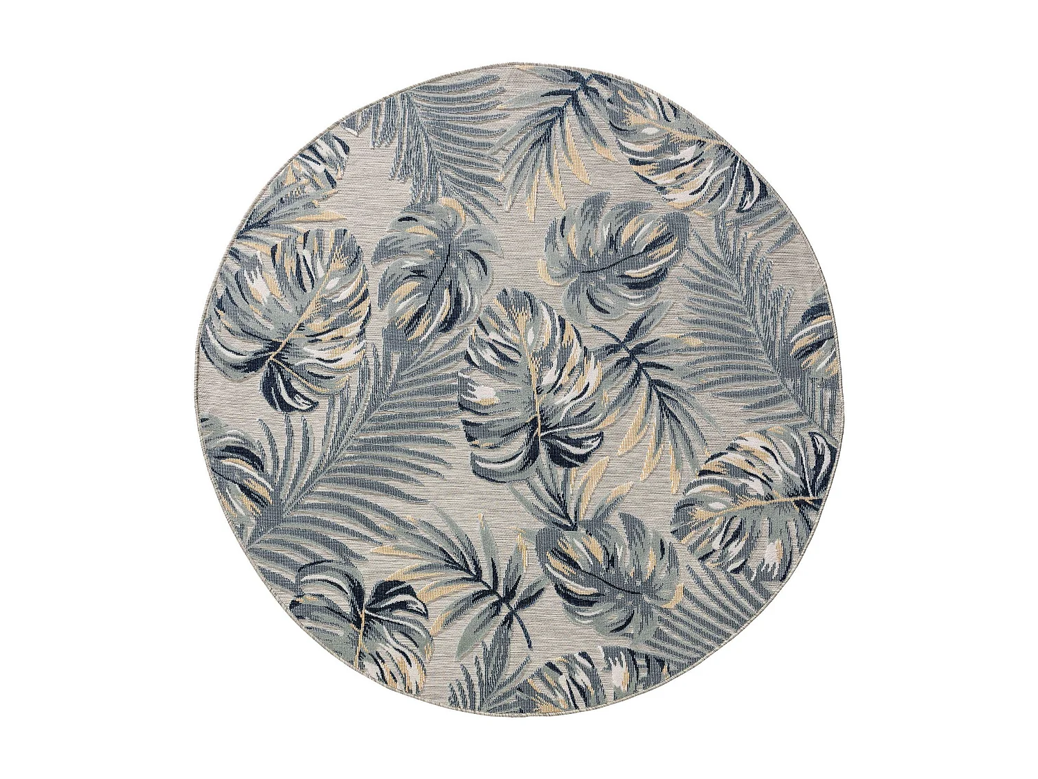 Tapis d'extérieur & intérieur Flora Multicouleur ø 200 cm rond