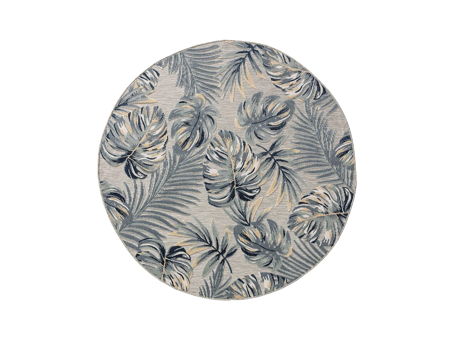 Tapis d'extérieur & intérieur Flora Multicouleur ø 200 cm rond