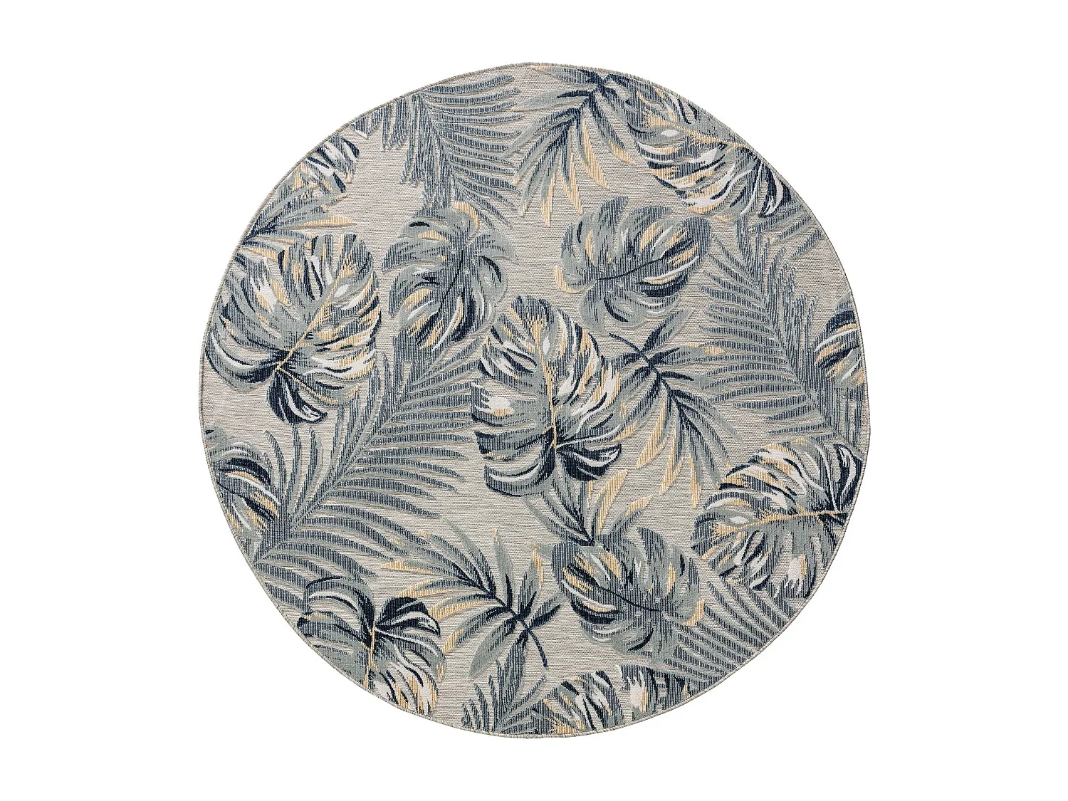 Tapis d'extérieur & intérieur Flora Multicouleur ø 200 cm rond