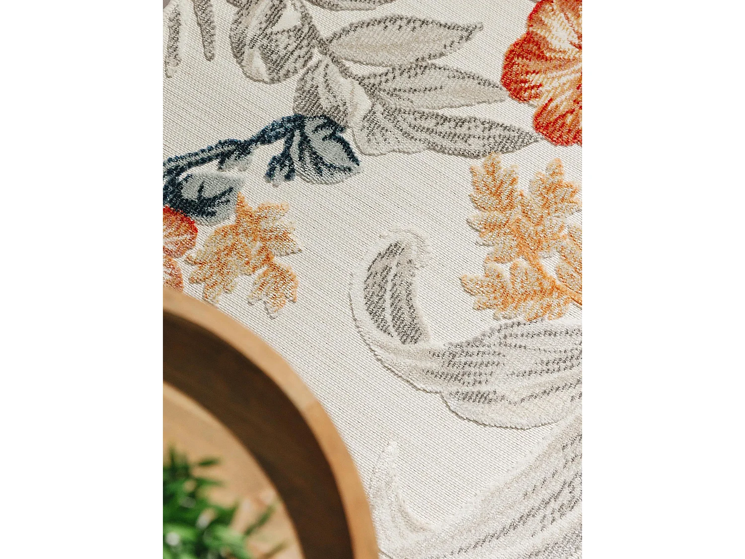 Tapis d'extérieur & intérieur Flora Multicouleur 80x250 cm