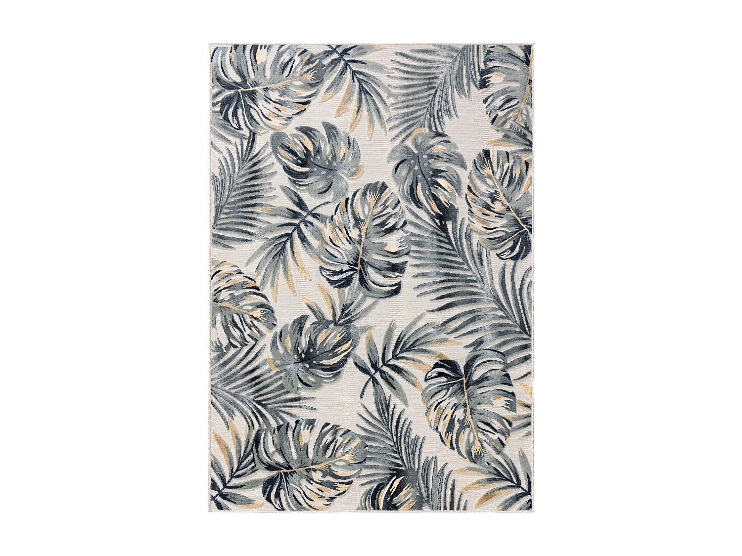 Tapis d'extérieur & intérieur Flora Multicouleur 80x150 cm