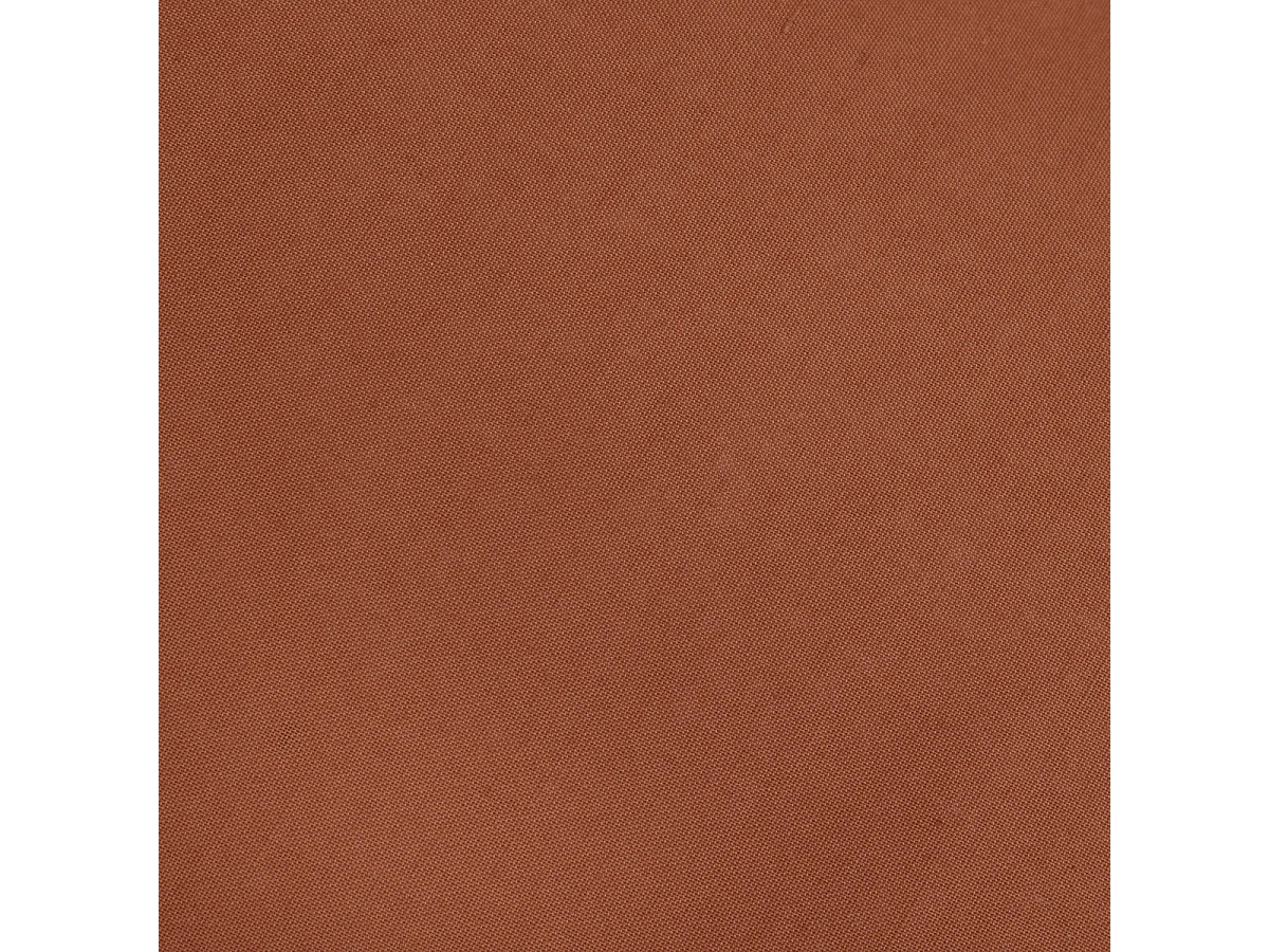 Housse de couette 1 Personne en Coton Terracotta 140 x 200 cm