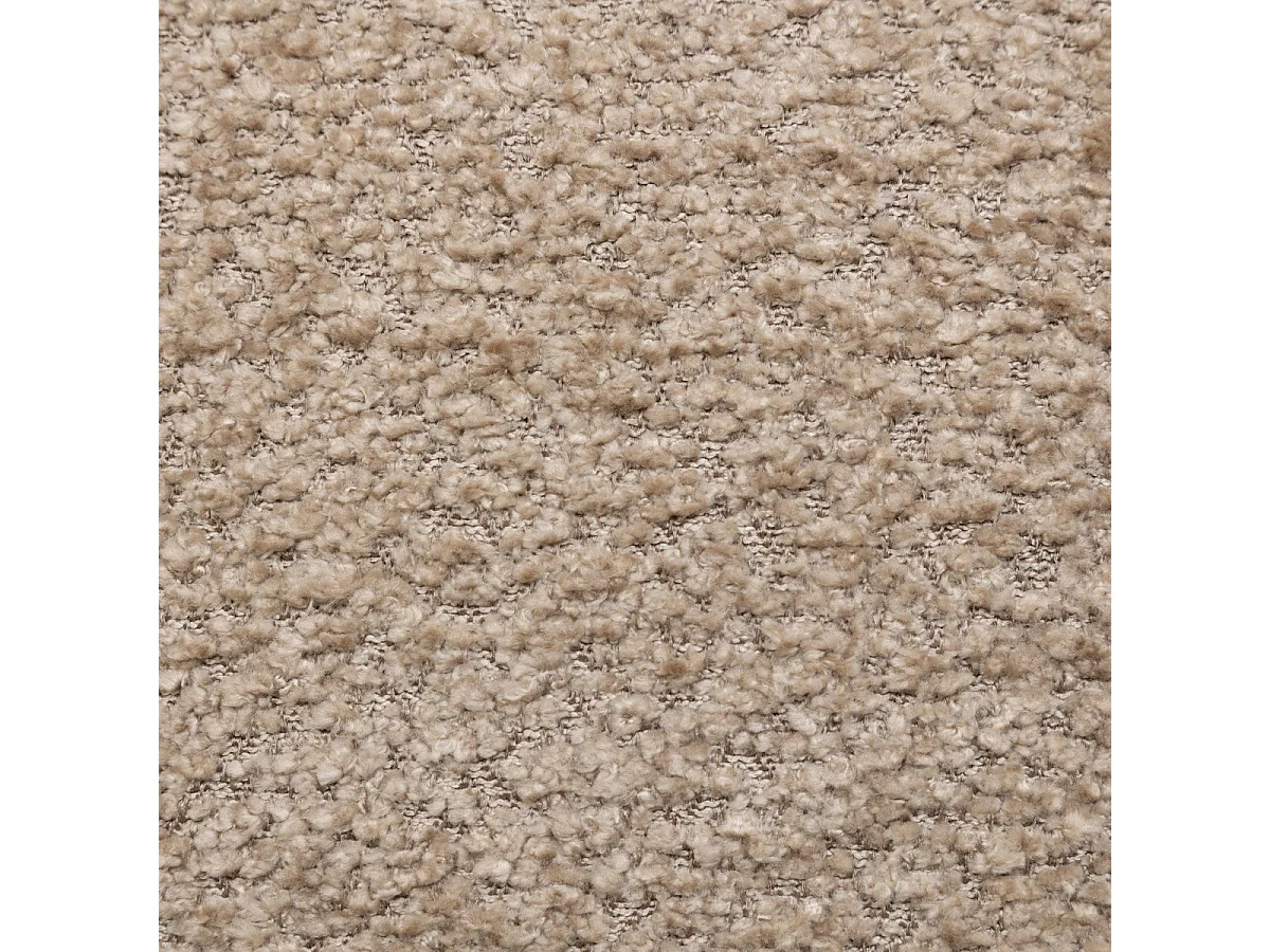 Coussin décoratif Bouclette Beige Lin 45 x 45 cm