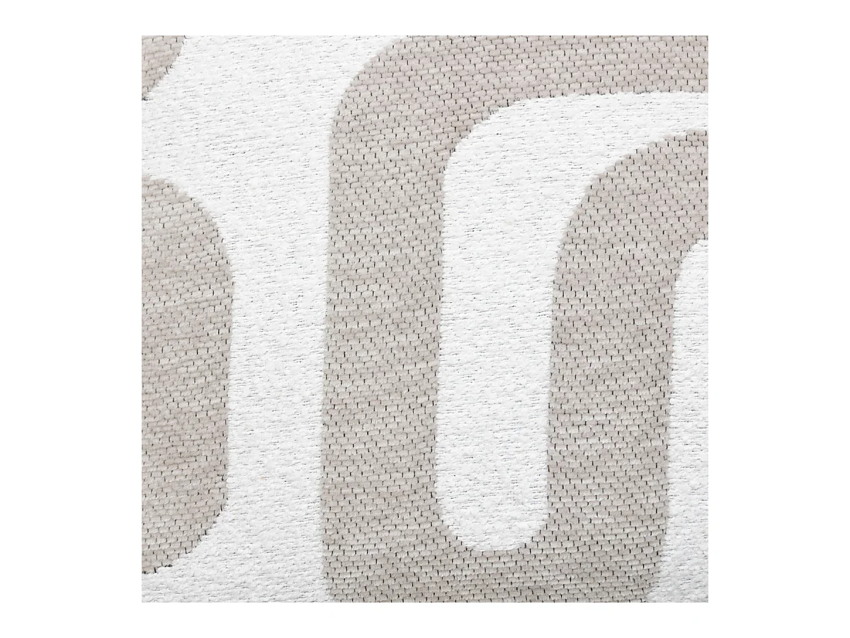 Cojín de jacquard chenille con reverso de terciopelo