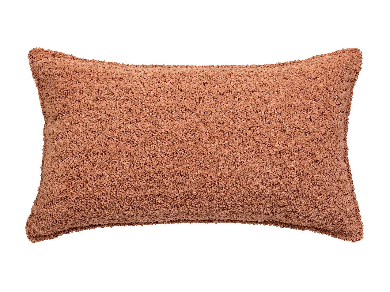 Coussin décoratif Bouclette Terracotta 30 x 50 cm