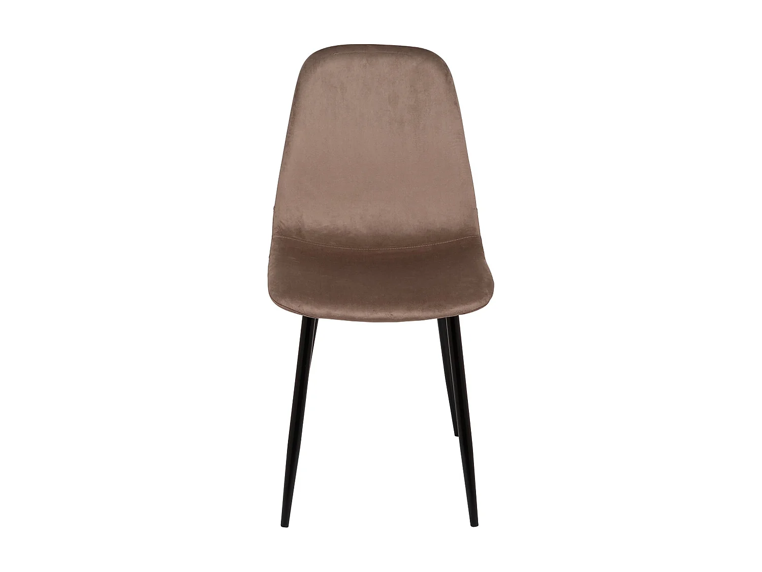 Dmora - Set di 6 sedie Arter, 45x56h87 cm, Tortora