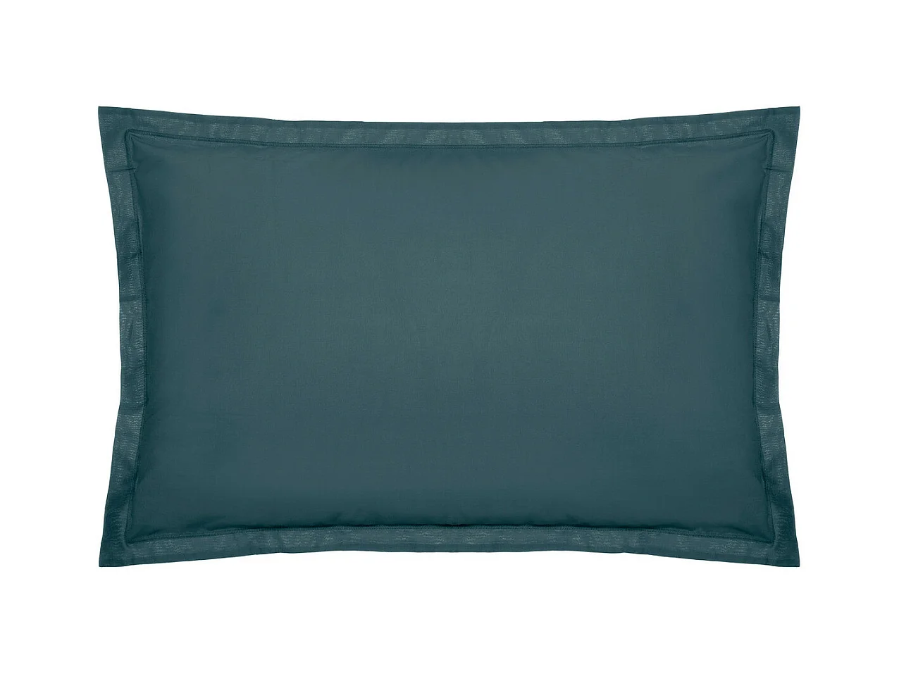 Taie d'oreiller en Coton Bleu Orage 50 x 70 cm