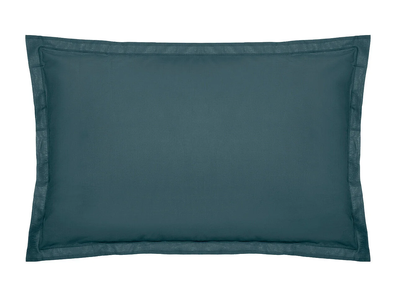 Taie d'oreiller en Coton Bleu Orage 50 x 70 cm