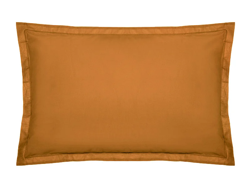 Taie d'oreiller en Coton Jaune cumin 50 x 70 cm