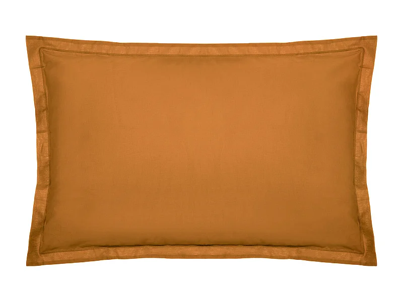 Taie d'oreiller en Coton Jaune cumin 50 x 70 cm