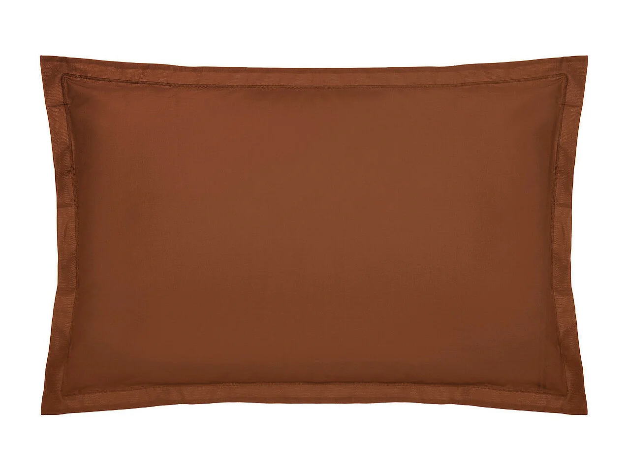 Taie d'oreiller en Coton Terracotta 50 x 70 cm