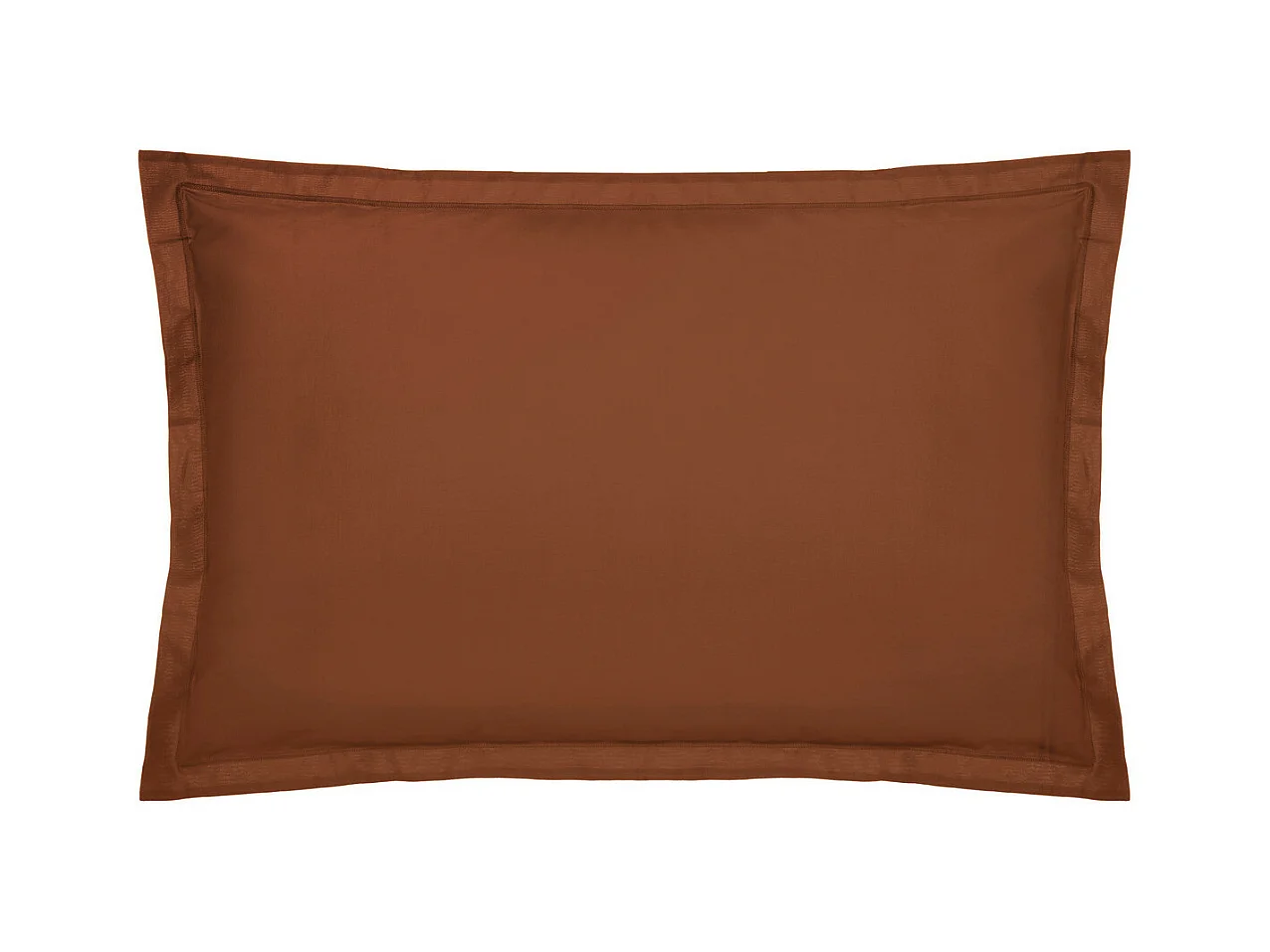 Taie d'oreiller en Coton Terracotta 50 x 70 cm