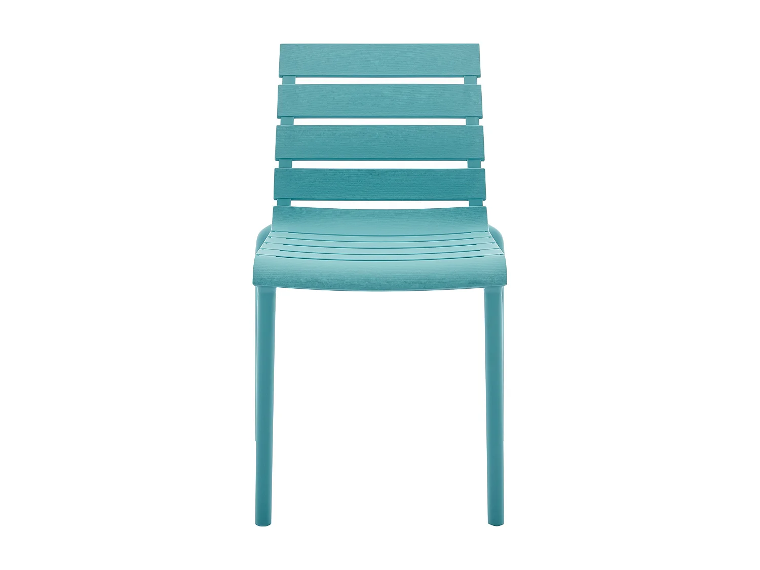 Lot de 2 chaises de jardin empilables en polypropylène - Bleu ciel - PANDJI de MYLIA