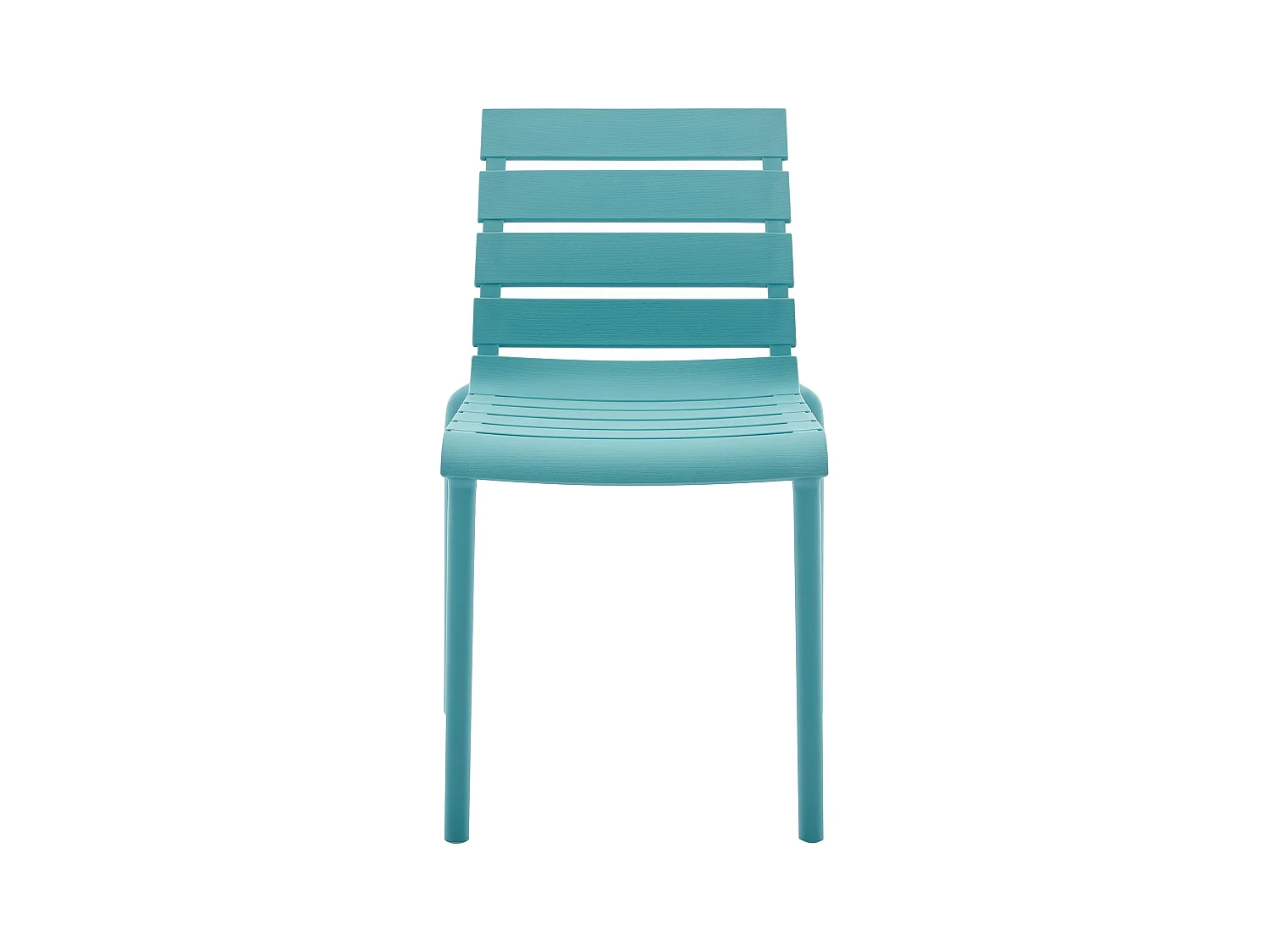 Conjunto de 2 sillas de jardín apilables de polipropileno - Azul cielo - PANDJI de MYLIA