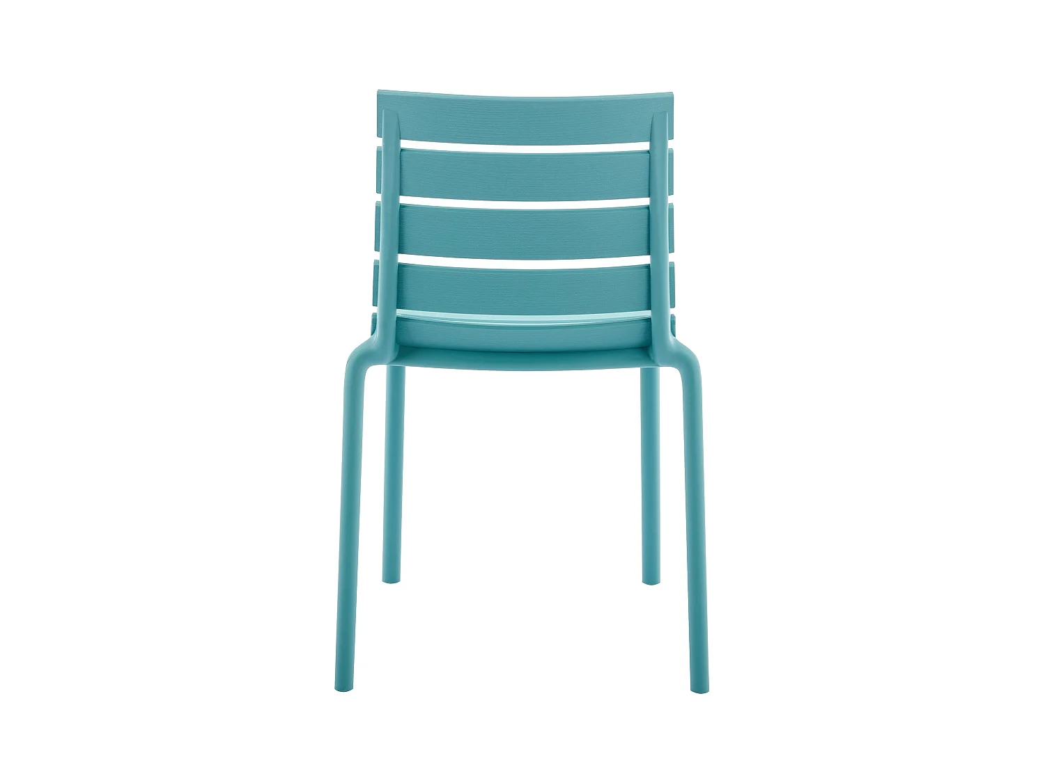 Conjunto de 2 sillas de jardín apilables de polipropileno - Azul cielo - PANDJI de MYLIA