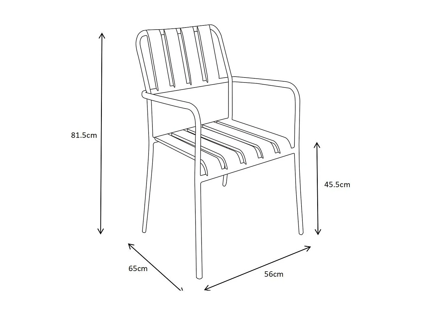 Lot de 2 fauteuils de jardin empilables en métal - Vert amande - BIRMOS de MYLIA