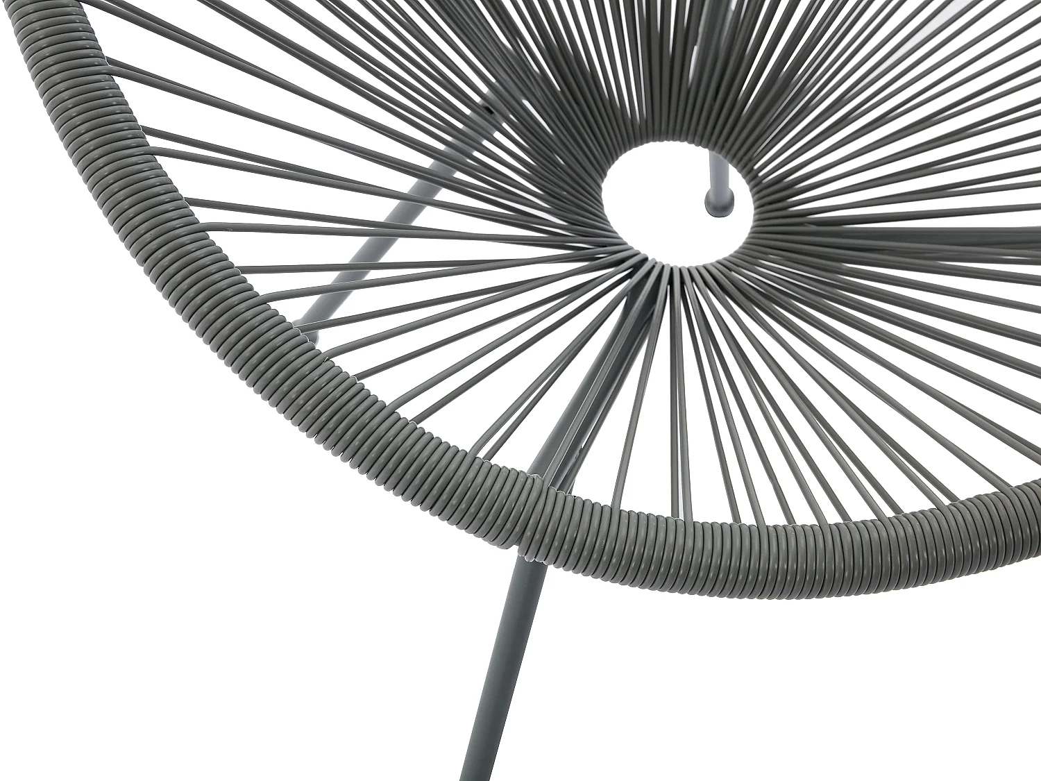 Gartensessel 2er-Set - Polyrattan - Anthrazitgrau - ALIOS III von MYLIA