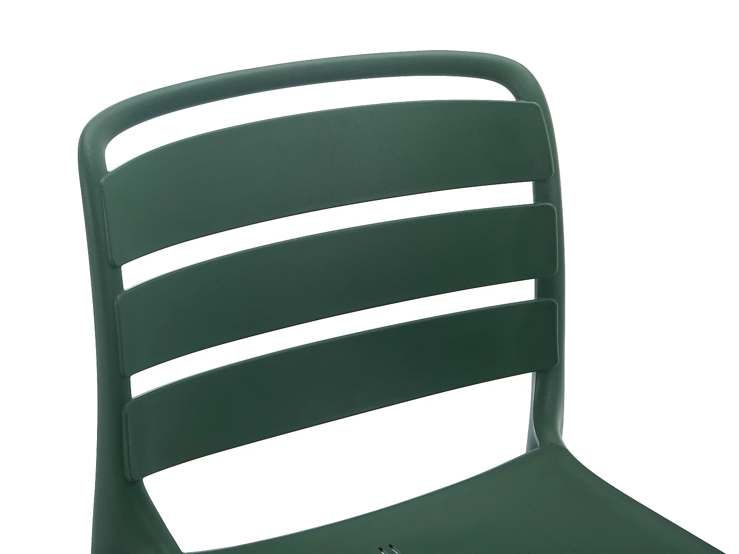 Lot de 2 chaises de jardin empilables en polypropylène - Vert sapin - MOAH de MYLIA