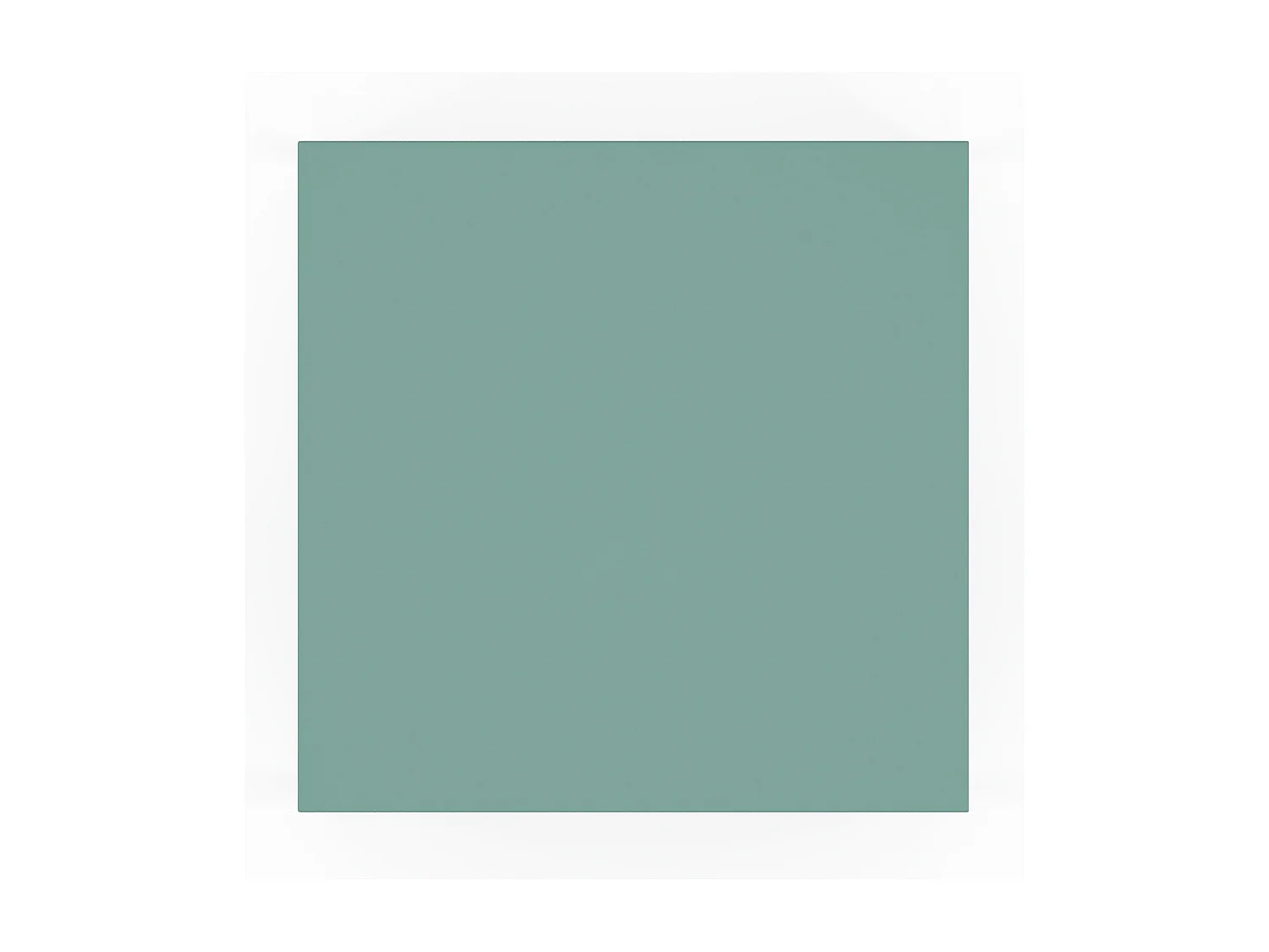 Garten-Essgruppe: Tisch L. 120 cm + 8 stapelbare Sessel - Metall - Mandelgrün - MIRMANDE von MYLIA