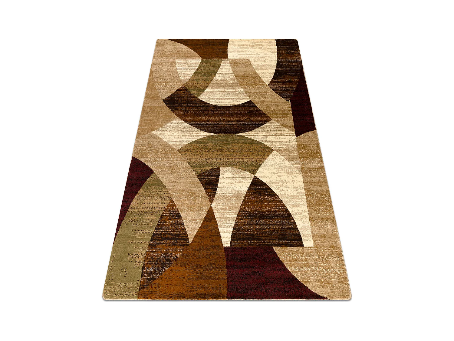 Tapis ROYAL HD10 Géométrique - beige / vert 100x200 cm