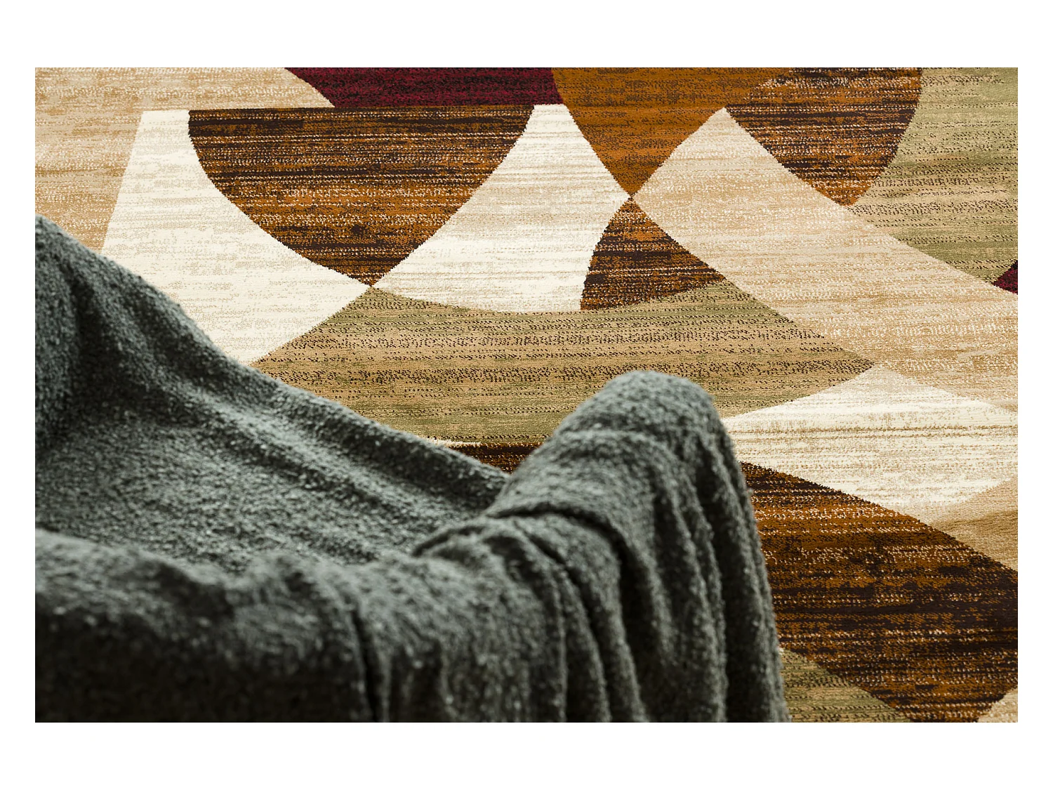 Teppich ROYAL HD10 Geometrisch - beige / grün 200x290 cm