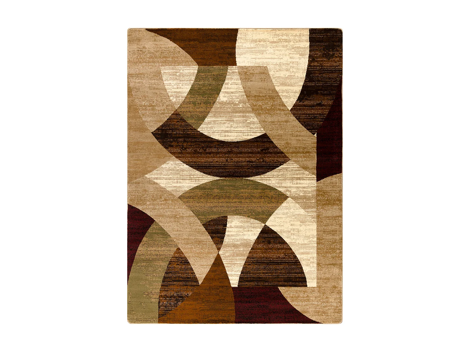 Alfombra ROYAL HD10 Geométricos - beige / verde 250x350 cm