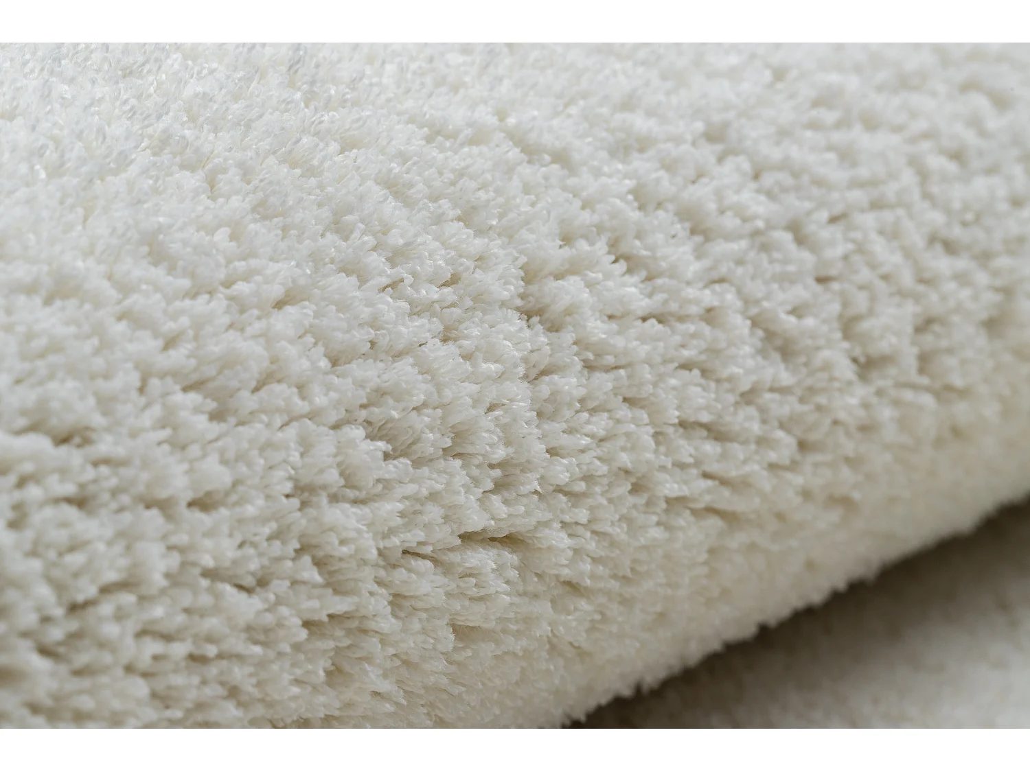 TAPIS - MOQUETTE VELVET MICRO crème plaine couleur unie 150x200 cm