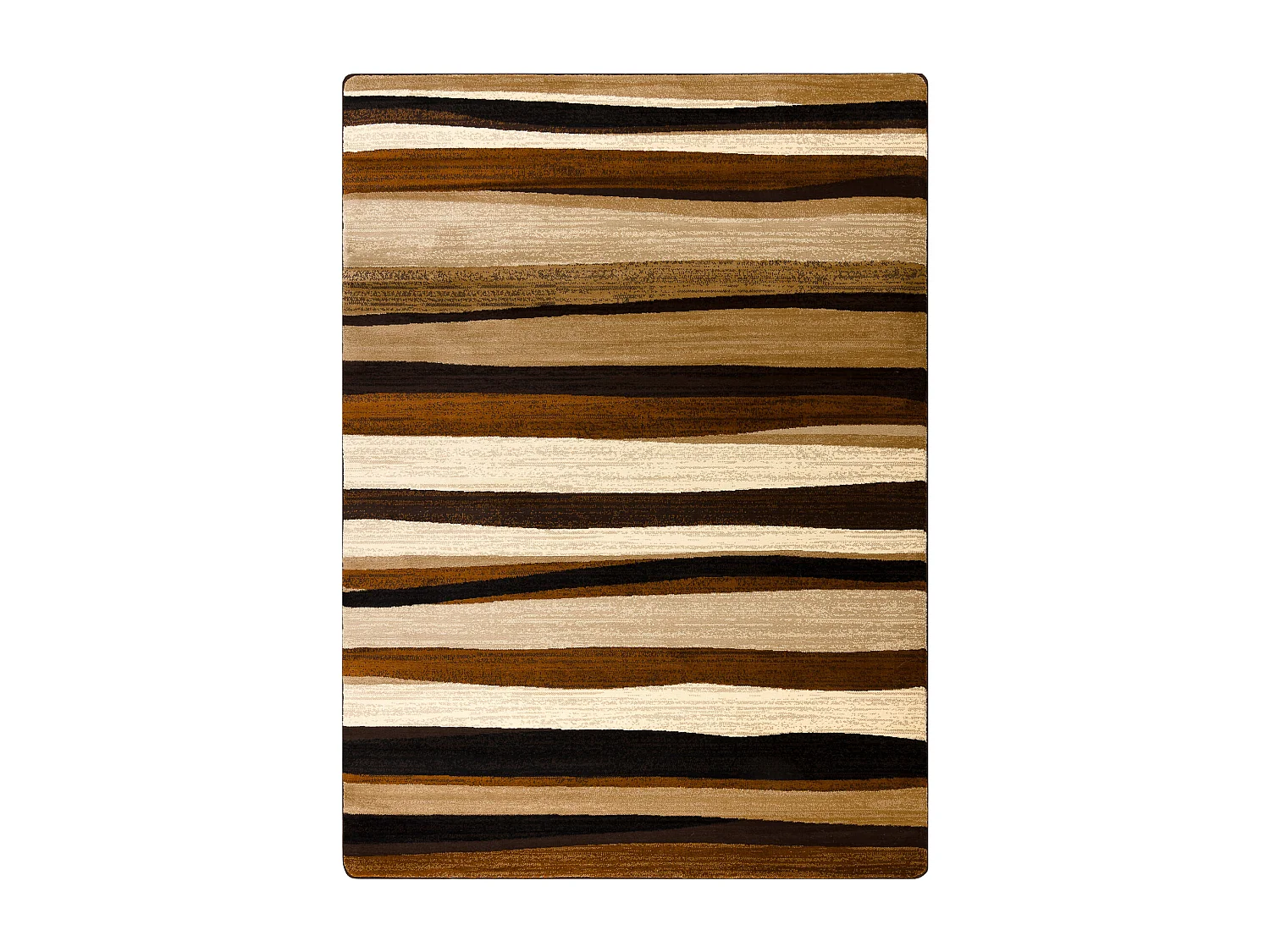 Tapijt ROYAL 5374 Golven - beige / bruin 100x200 cm