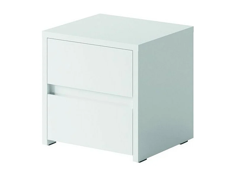 Table de Nuit SHERRY - Design Moderne avec 2 Tiroirs