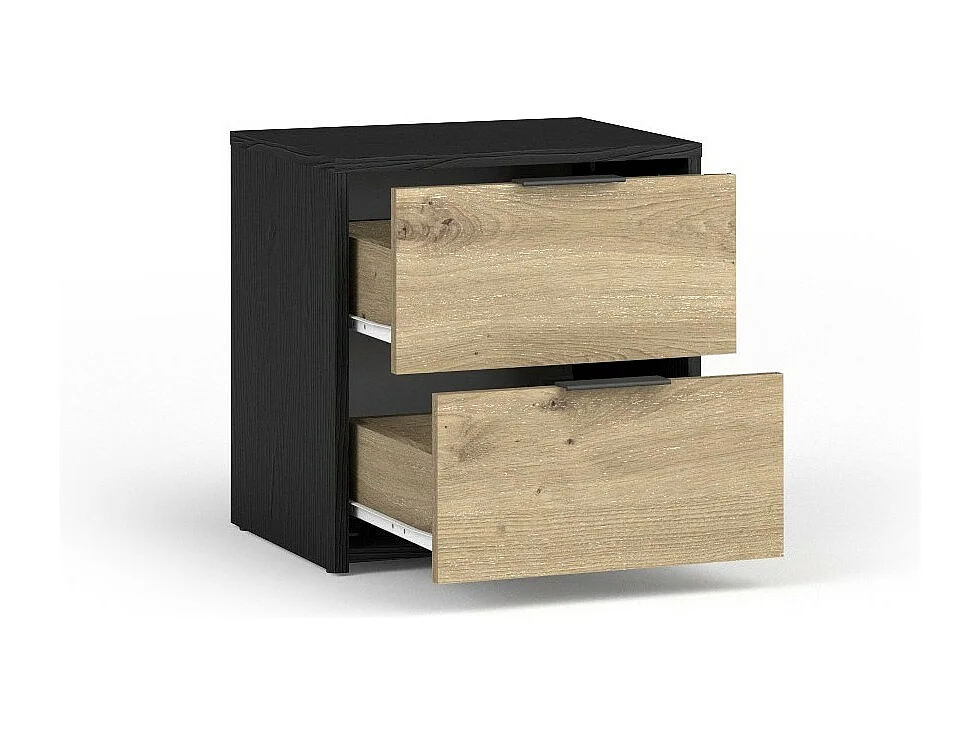 Lot de Deux Tables de Chevet MELODY - Design Moderne avec 2 Tiroirs