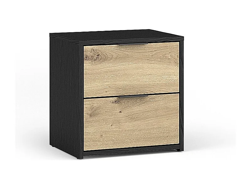 Lot de Deux Tables de Chevet MELODY - Design Moderne avec 2 Tiroirs