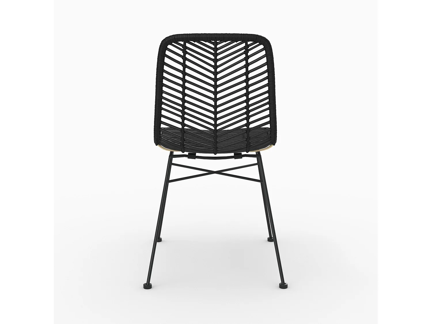 Cabezal de cama en ratán y rejilla 140 cm - Naïra