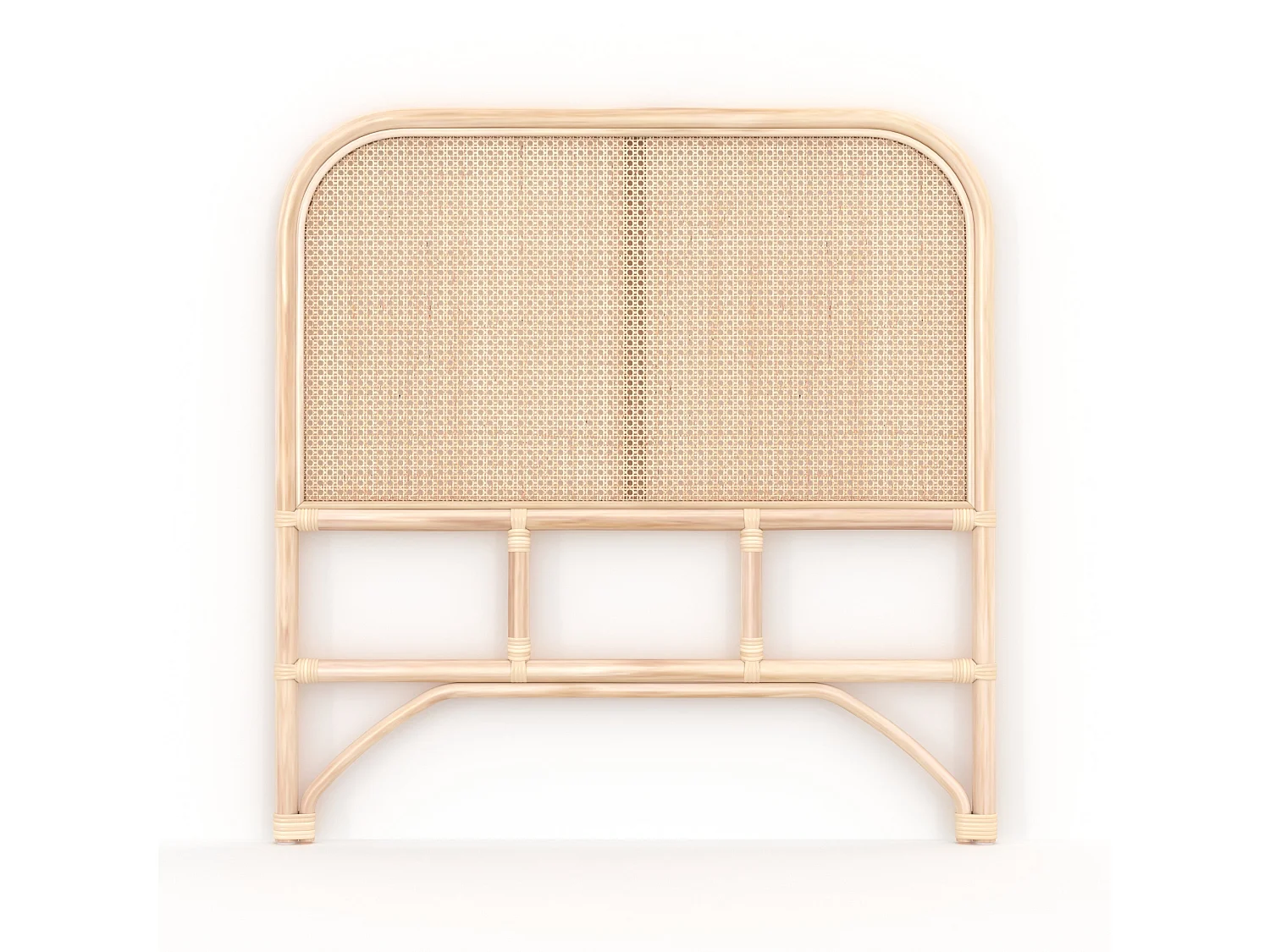 Tête de lit en rotin et cannage 90 cm - Naïra