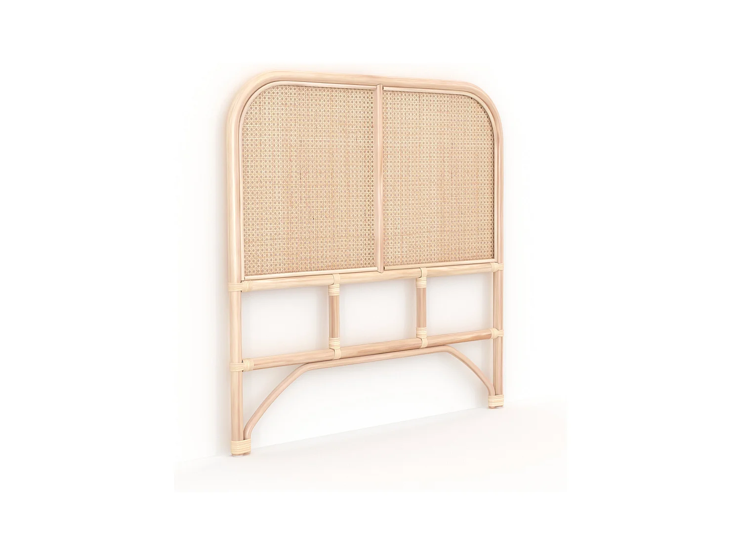 Tête de lit en rotin et cannage 90 cm - Naïra