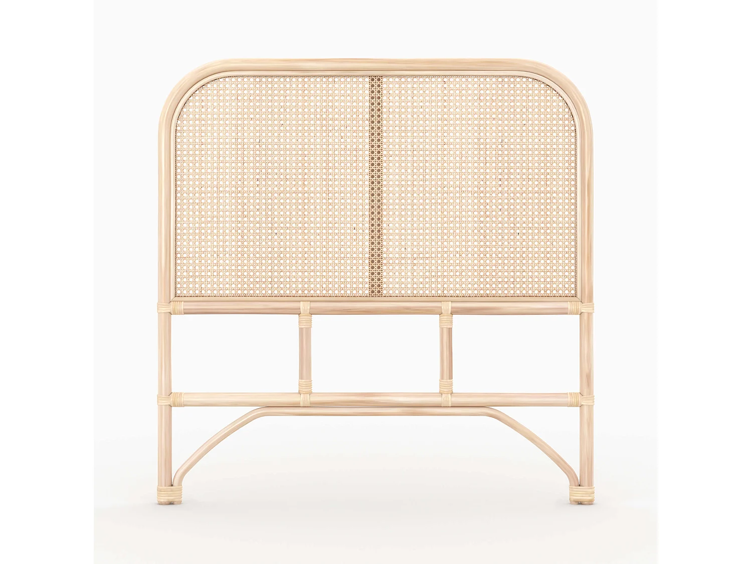 Tête de lit en rotin et cannage 90 cm - Naïra