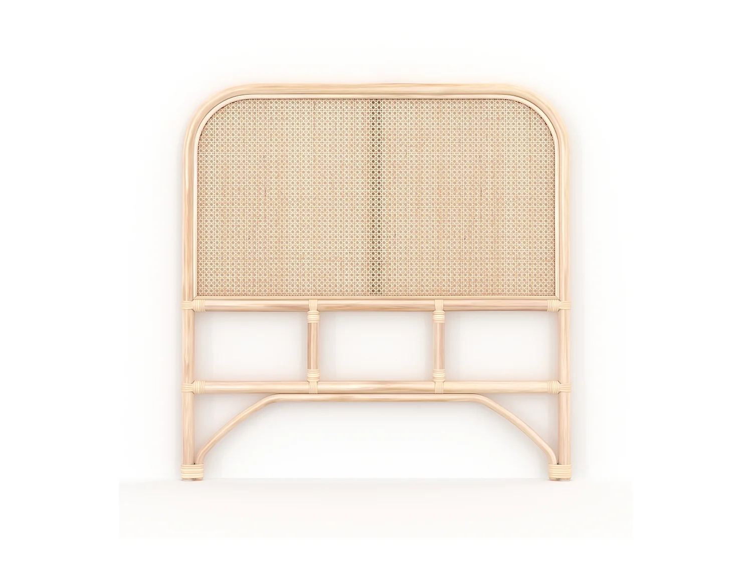 Tête de lit en rotin et cannage 90 cm - Naïra