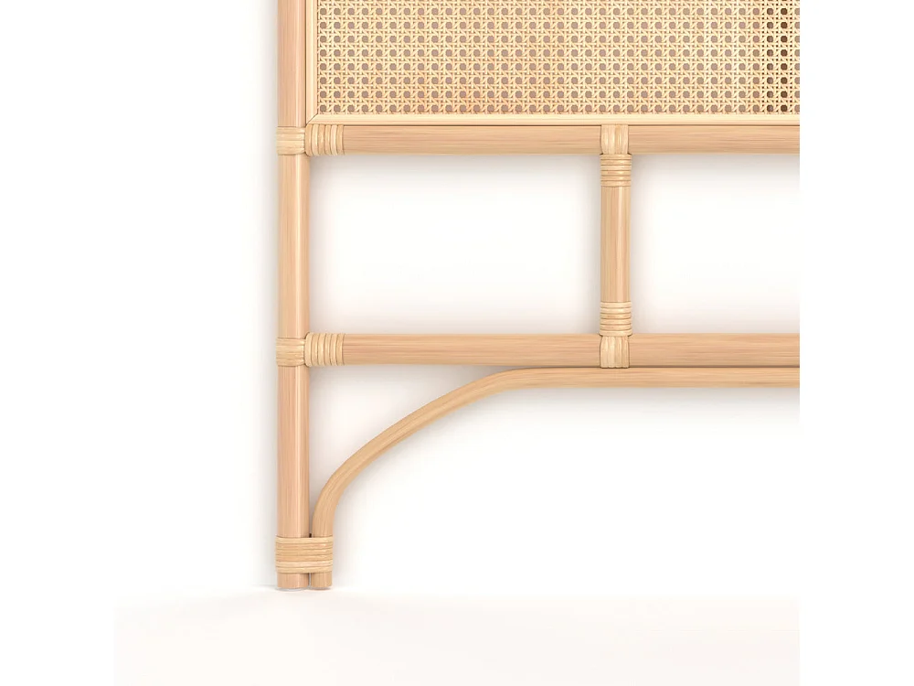 Tête de lit en rotin et cannage 90 cm - Naïra