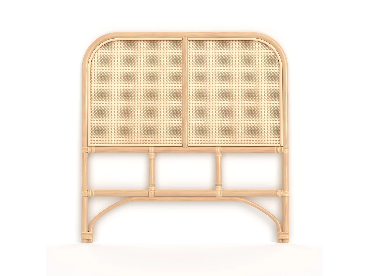 Tête de lit en rotin et cannage 90 cm - Naïra